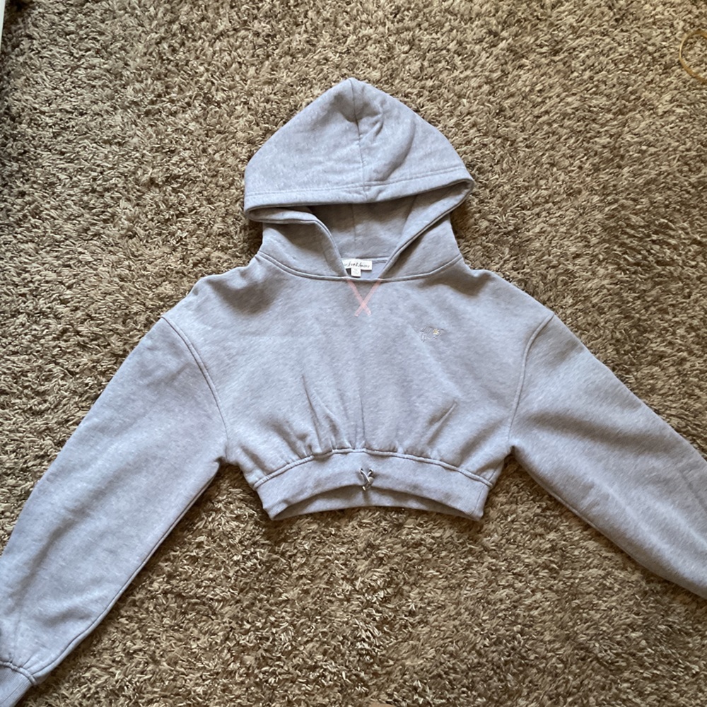 For Love & Lemons ~ Grey hooded sweatshirt